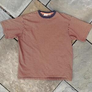 St. John's Bay Men's Orange and Blue Tshirt